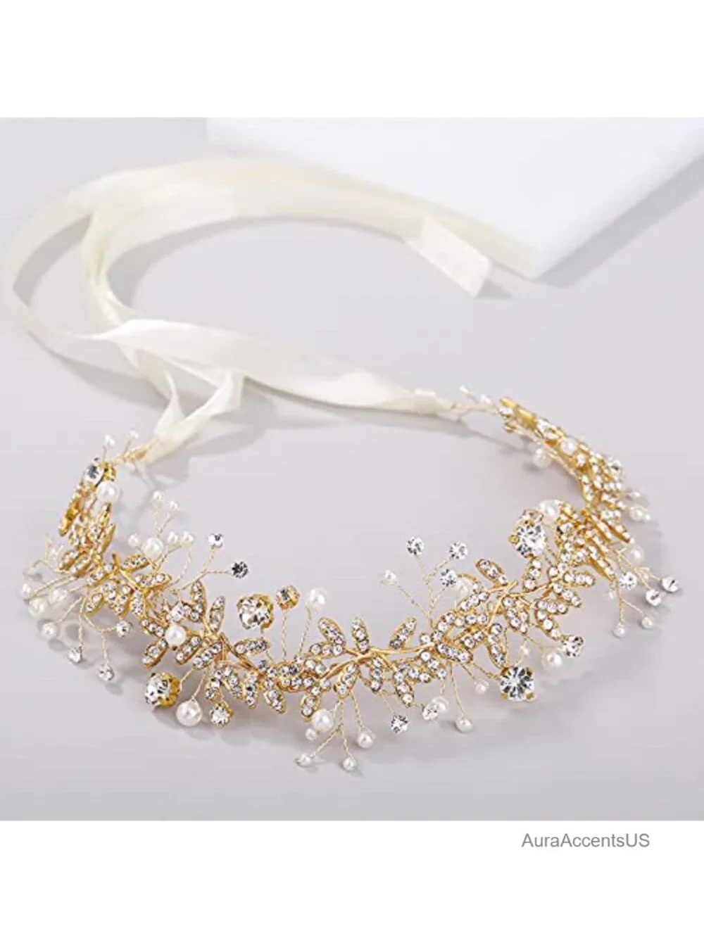 Handmade Floral Crystal Rhinestone Pearl Waist Belt Sash for Wedding Bride